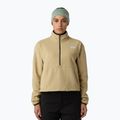 Moteriškas džemperis The North Face Glacier Fleece 1/2 Zip Short khaki stone