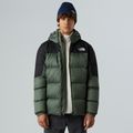 Vyriška The North Face Diablo Down 2.0 Hoodie pečių rūkas/juoda viržinė pūkinė striukė 4