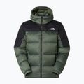 Vyriška The North Face Diablo Down 2.0 Hoodie pečių rūkas/juoda viržinė pūkinė striukė 5