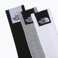 Kojinės The North Face Multi Sport Fine Box Cush Crew 3 poros white/black 2