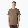 Vyriški marškinėliai The North Face Simple Dome mocha brown