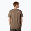 Vyriški marškinėliai The North Face Simple Dome mocha brown 2