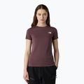Moteriški marškinėliai The North Face Simple Dome Slim tawny quartz