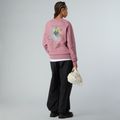 Moterikas džemperis The North Face Connect Relaxed Crew Graphic nostalgia rose 3