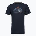 Vyriški marškinėliai Smartwool Peak Bagger Active SS Graphic Tee navy
