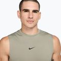 Vyriški treniruočių marškinėliai "Nike Pro Dri-Fit" be rankovių, šviesiai kariški/juodi 4