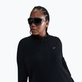 Moteriški bėgimo marškinėliai ilgomis rankovėmis Nike Swift Dri-FIT UV 1/4-Zip Plus Size black 3