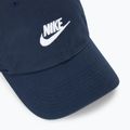 Nike Club Unstructured Futura Wash obsidiano/baltos spalvos beisbolo kepuraitė 3