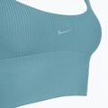 Sportinė liemenėlė Nike Zenvy Rib Light Support smokey blue/white 3