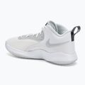 Nike Hyperset 2 SE tinklinio bateliai smmit balta/metalinis sidabras/ gryna platina 3