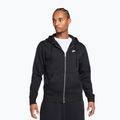 Vyriškas džemperis Nike Club Full Zip Hoodie black/black/white