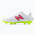 Vyriški futbolo batai New Balance 442's Academy V2 FG white/lime 10