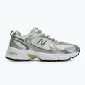 New Balance 530 sidabrinio metalo/žalios spalvos bateliai 2