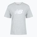 Moteriški marškinėliai New Balance Sport Jersey Relaxed Logo reflection/white/light arctic grey