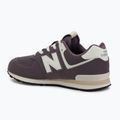 Batai New Balance 574's V1 dark ice wine 3