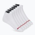 Kojinės New Balance Everyday Low Cut 6 pairs white