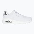 Moteriški batai SKECHERS Uno Shimmer Away white/silver 9