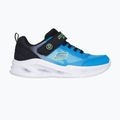 SKECHERS Meteor Lights juodi/mėlyni vaikiški batai