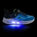 SKECHERS Meteor Lights juodi/mėlyni vaikiški batai 8