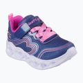 Vaikiški batai SKECHERS Heart Lights Retro Hearts navy leather/multi trim 9