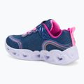 Vaikiški batai SKECHERS Heart Lights Retro Hearts navy leather/multi trim 3