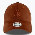 Moteriška kepuraitė su snapeliu New Era Velour Midi 9FORTY New York Yankees brown 3