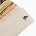 Moteriška žieminė kepurė New Era Rail Isle Cuff Knit Beanie light beige 3
