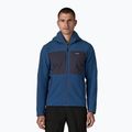 Vyriška softshell striukė Patagonia R2 TechFace Hoody clement blue