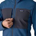 Vyriška softshell striukė Patagonia R2 TechFace Hoody clement blue 7