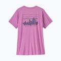 Moteriški marškinėliai Patagonia Cap Cool Daily Graphic Shirt '73 skyline / brisk purple x-dye 5