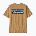 Vyriški marškinėliai Patagonia P-6 Logo Responsibili-Tee talon gold 3