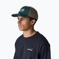 Kepurė su snapeliu Patagonia P-6 Logo Trucker cascade green 2