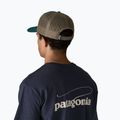 Kepurė su snapeliu Patagonia P-6 Logo Trucker cascade green 3