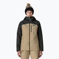 Moteriška lietaus striukė Patagonia Insulated Powder Town oar tan