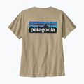 Moteriški marškinėliai Patagonia P-6 Logo Responsibili-Tee pumice 2