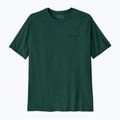 Vyriški marškinėliai Patagonia P-6 Logo Responsibili-Tee cascade green