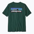 Vyriški marškinėliai Patagonia P-6 Logo Responsibili-Tee cascade green 2