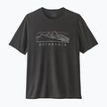 Vyriški marškinėliai Patagonia Cap Cool Trail Stratapeaks ink black
