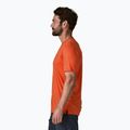 Vyriški marškinėliai Patagonia Cap Cool Merino Blend Graphic Shirt heritage header/coal orange 2
