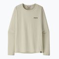 Moteriški marškinėliai ilgomis rankovėmis Patagonia Capilene Cool Daily Shirt - Boardshort Logo dyno white