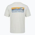 Vyriški marškinėliai Patagonia Capilene Cool Daily - Boardshort Logo dyno white 2