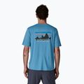 Vyriški marškinėliai Patagonia Capilene Cool Daily - '73 Skyline shore blue/light shore blue x-dye 3