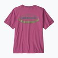 Vyriški marškinėliai Patagonia '95 Oval Logo faded magenta 2