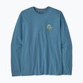 Vyriški žygio marškinėliai ilgomis rankovėmis Patagonia Great Waves Responsibili Tee shore blue 5