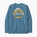 Vyriški žygio marškinėliai ilgomis rankovėmis Patagonia Great Waves Responsibili Tee shore blue 6
