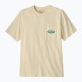 Vyriški marškinėliai Patagonia Midweight '95 Oval Logo Pocket Tee undyed natural