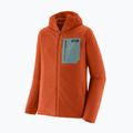 Vyriškas žygio džemperis Patagonia R1 Air Full Zip Hoody coal orange