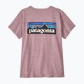 Moteriški marškinėliai Patagonia P-6 Logo Responsibili-Tee qulet violet 5