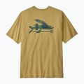 Vyriški marškinėliai Patagonia Flying Fish Responsibili Tee limestone yellow/heritage fitz 5