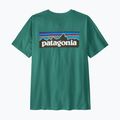 Vyriški marškinėliai Patagonia P-6 Logo gem green 5